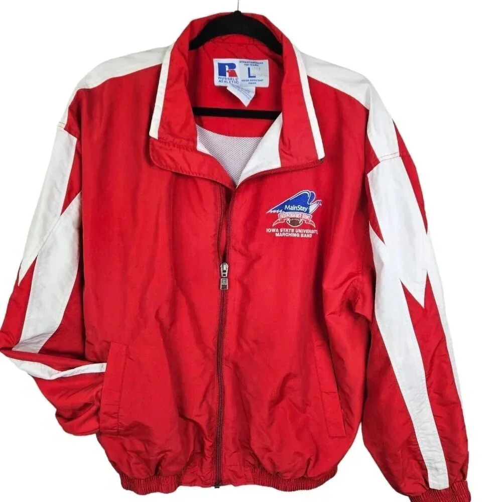 2001 Mainstay Independence Bowl Iowa State Marching Band Russell Athletic Jacket